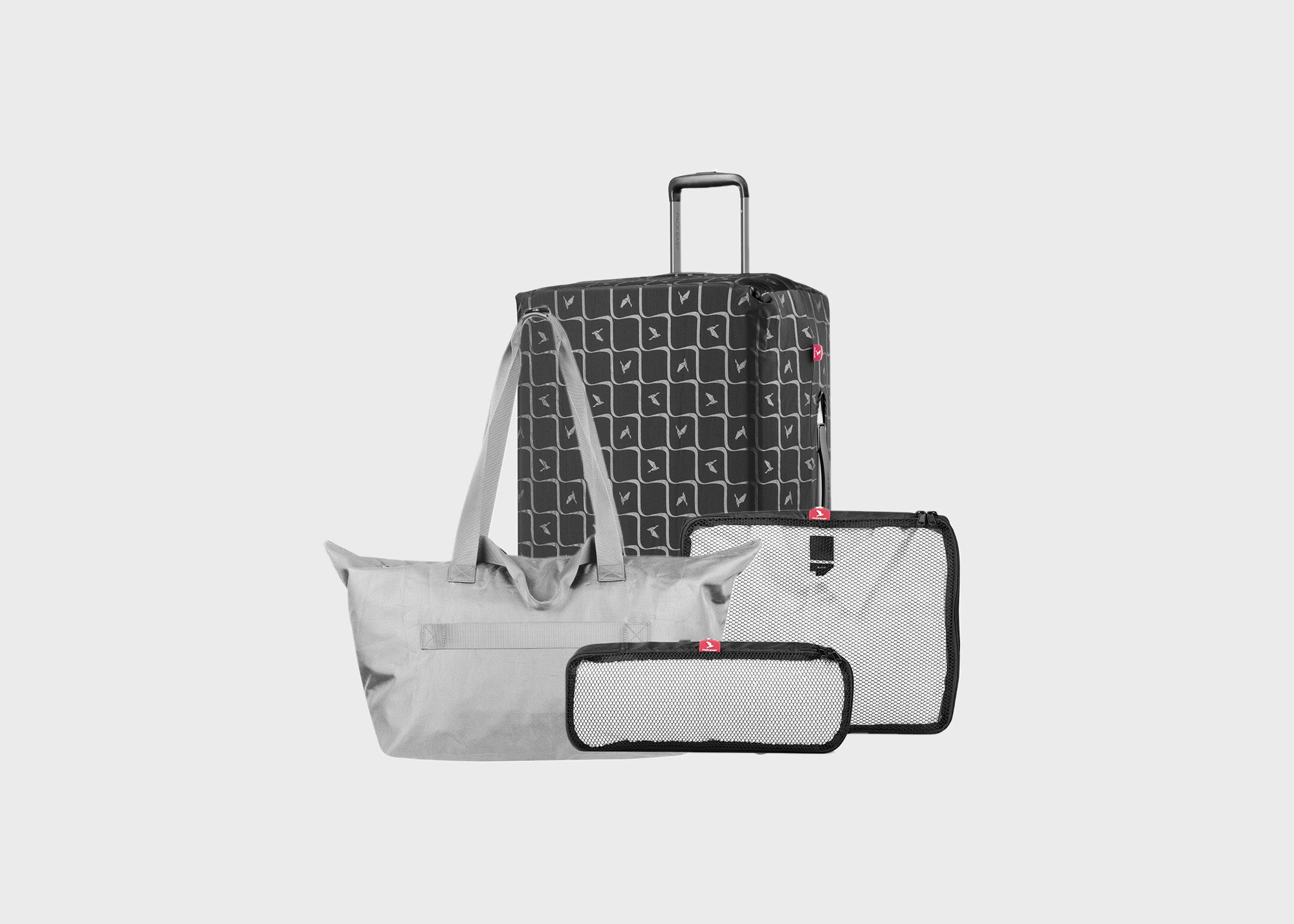 Reisezubehör Schlüsseletui Taschenentleerer Grau Scharz