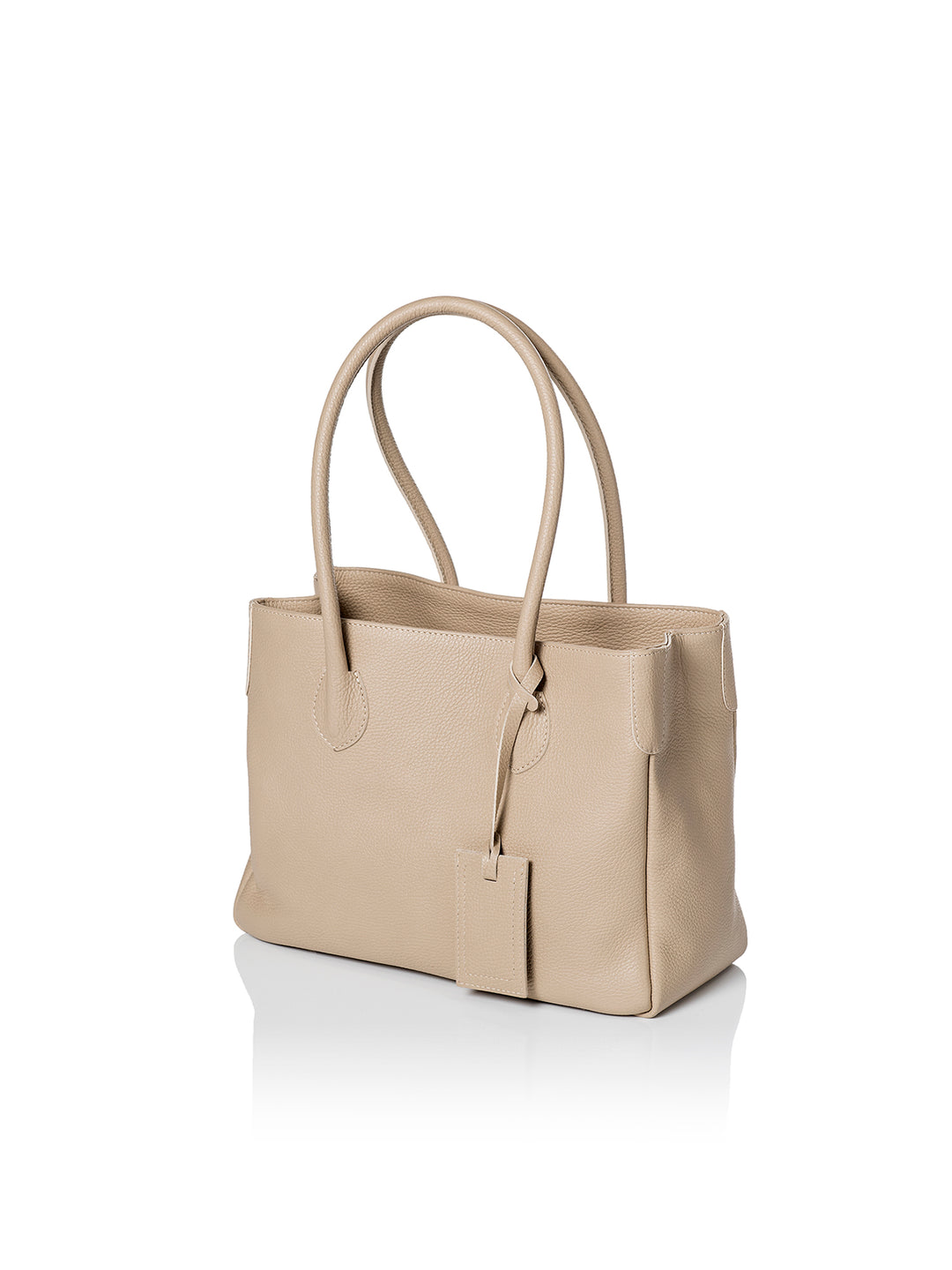 Swiss Made, Loris 06, Leder, Alce , polvere, beige, vorne