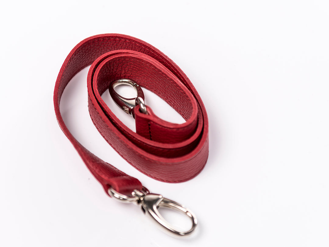 Ansicht Umhängeriemen Damenhandtasche - Loris Nr. 7 Shopper, rot