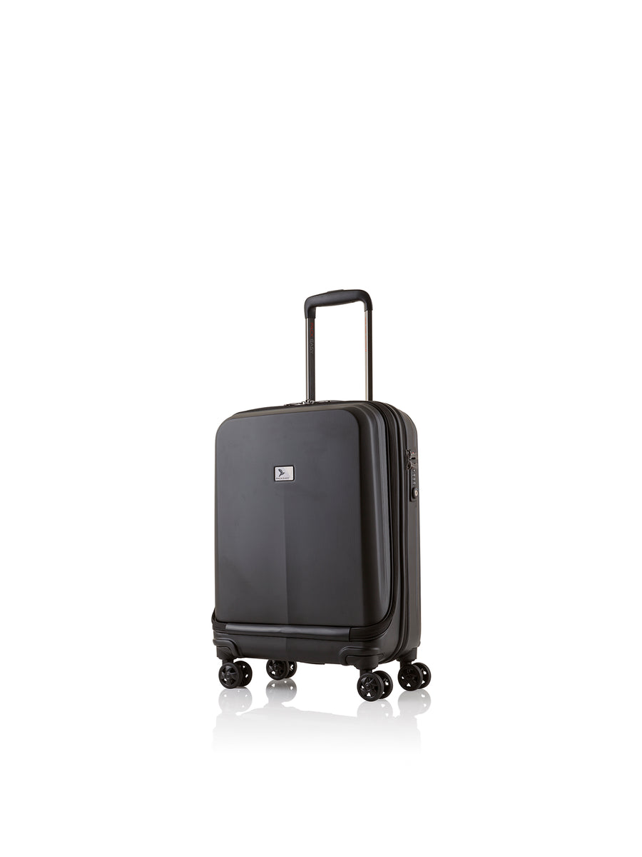 Frontansicht Handgepäck - Genius Business Cabin Trolley S, schwarz