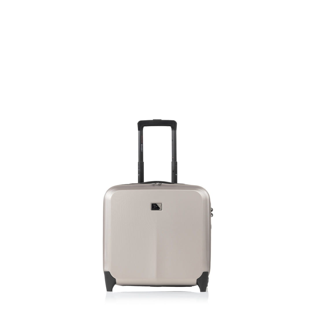Frontansicht Handgepäck extra klein - Genius Business Cabin Trolley S, taupe