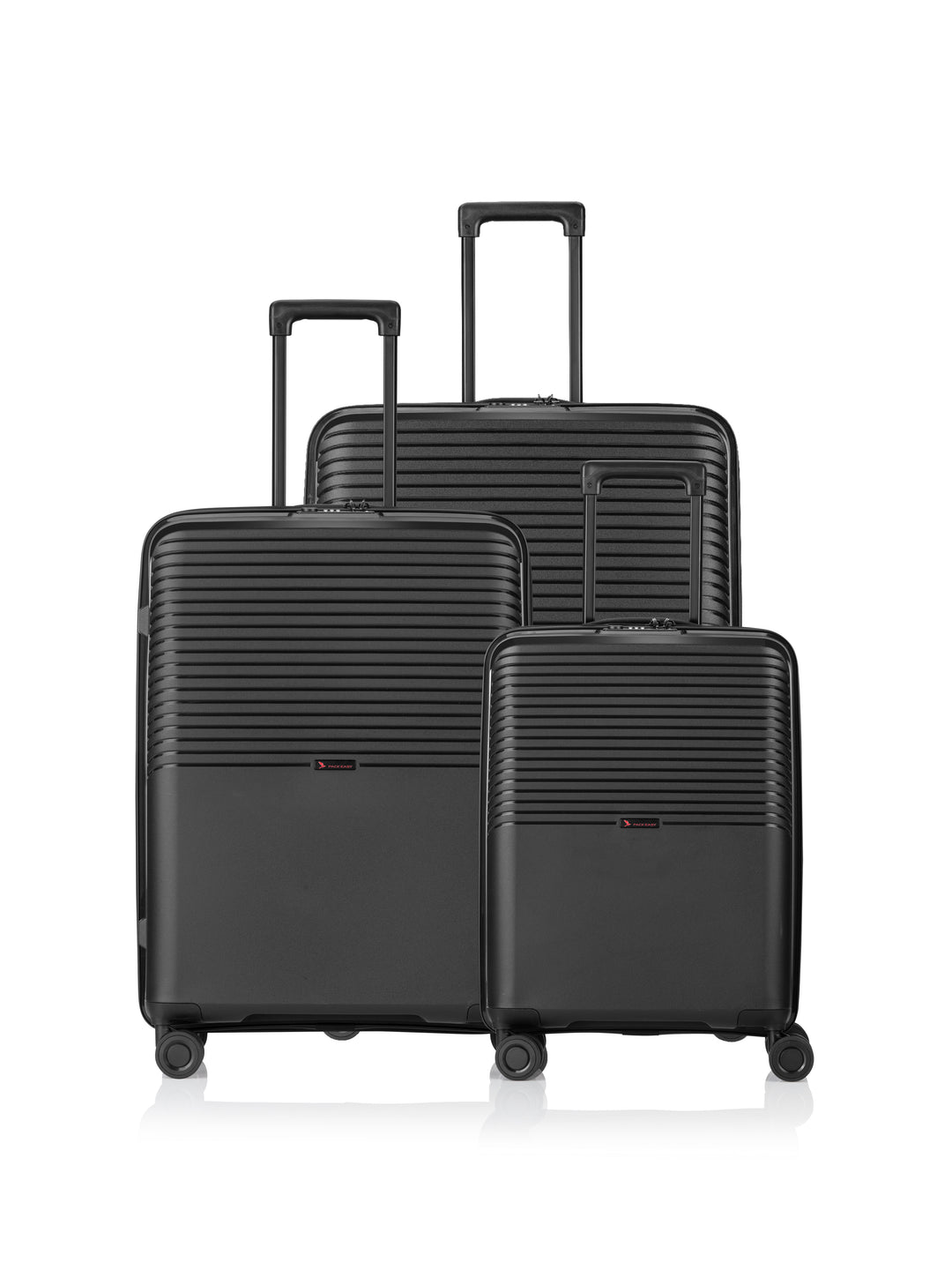 Jet "Edelweiss" Trolley set de 3 pièces S + M + L (black)