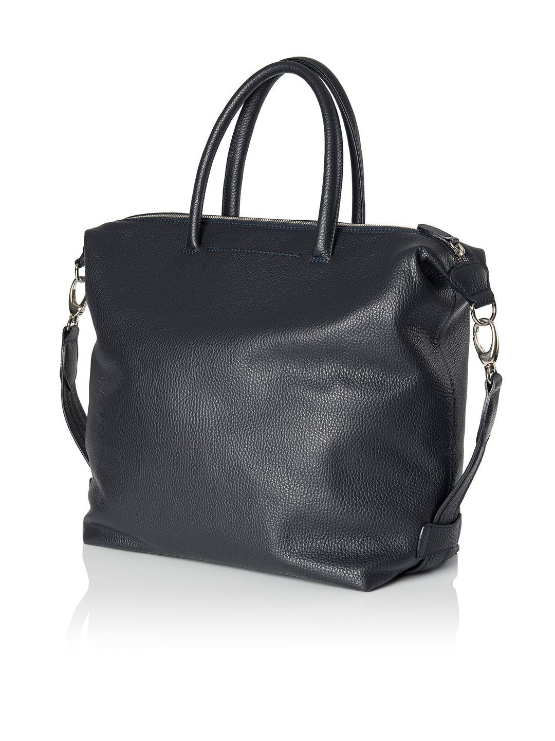 Rückseite Damenhandtasche - Lamica Schultertasche, anthrazit