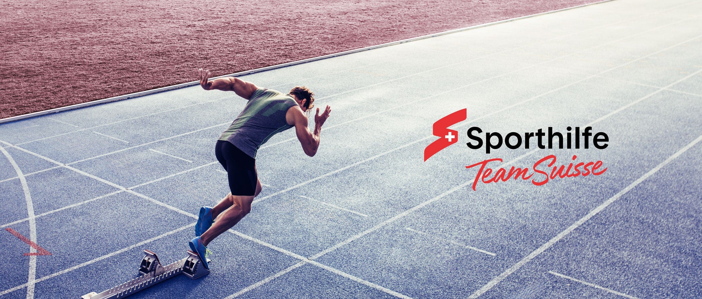 Sporthilfe Schweiz - Mann beim Sprint