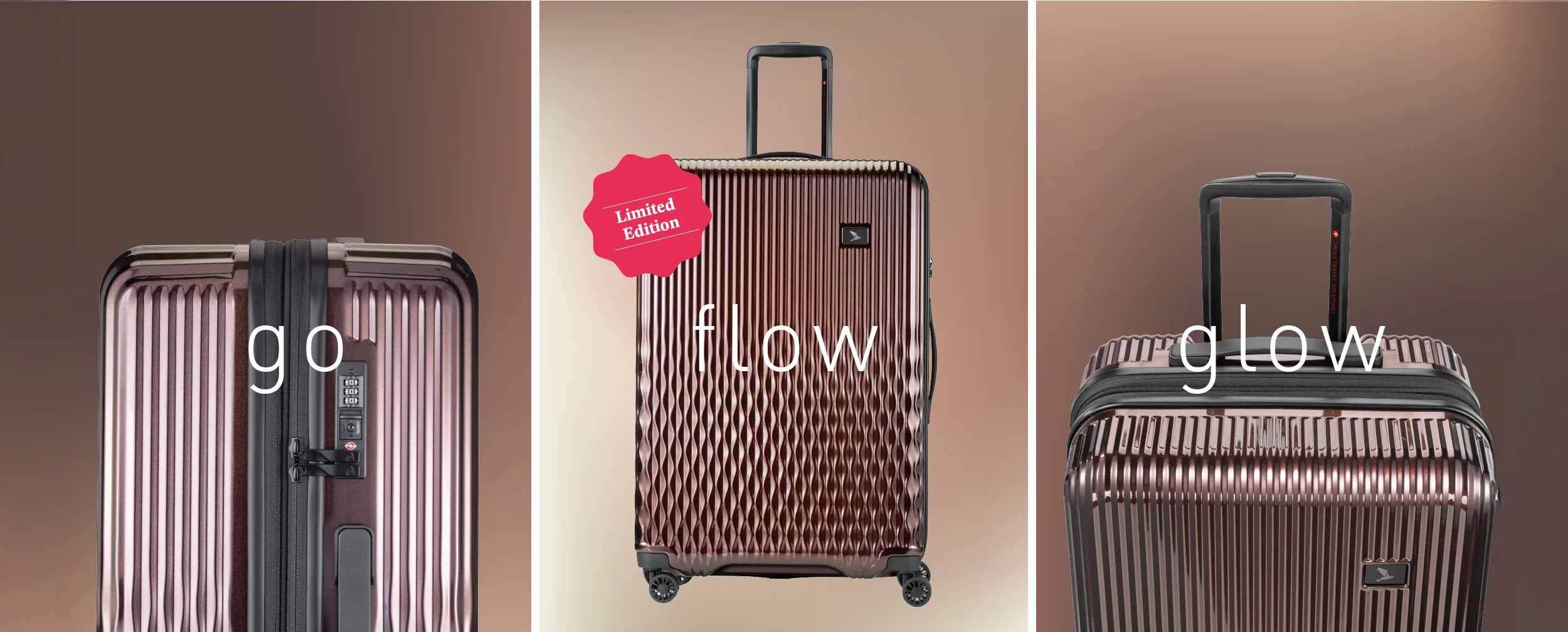 Flow Koffer in Mocca von Pack Easy