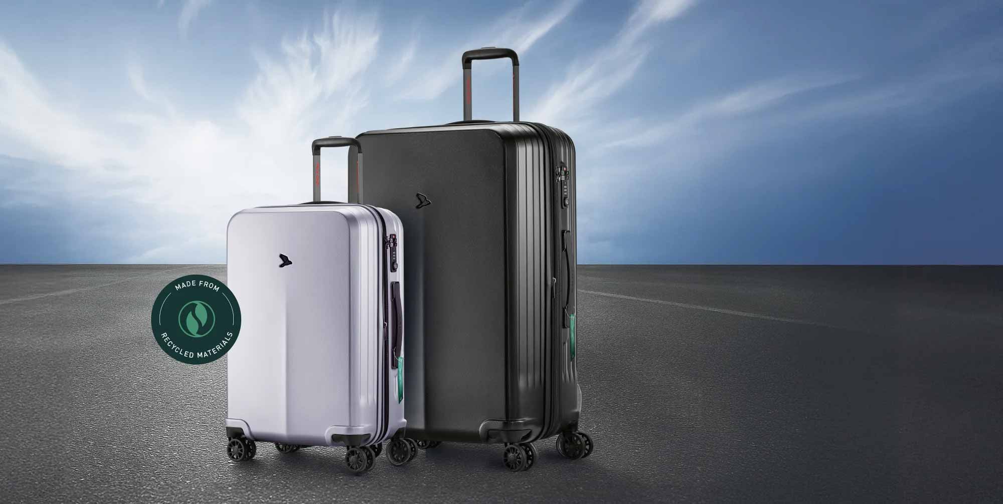 ReNew Genius in Schwarz und Silber Koffer von Pack Easy