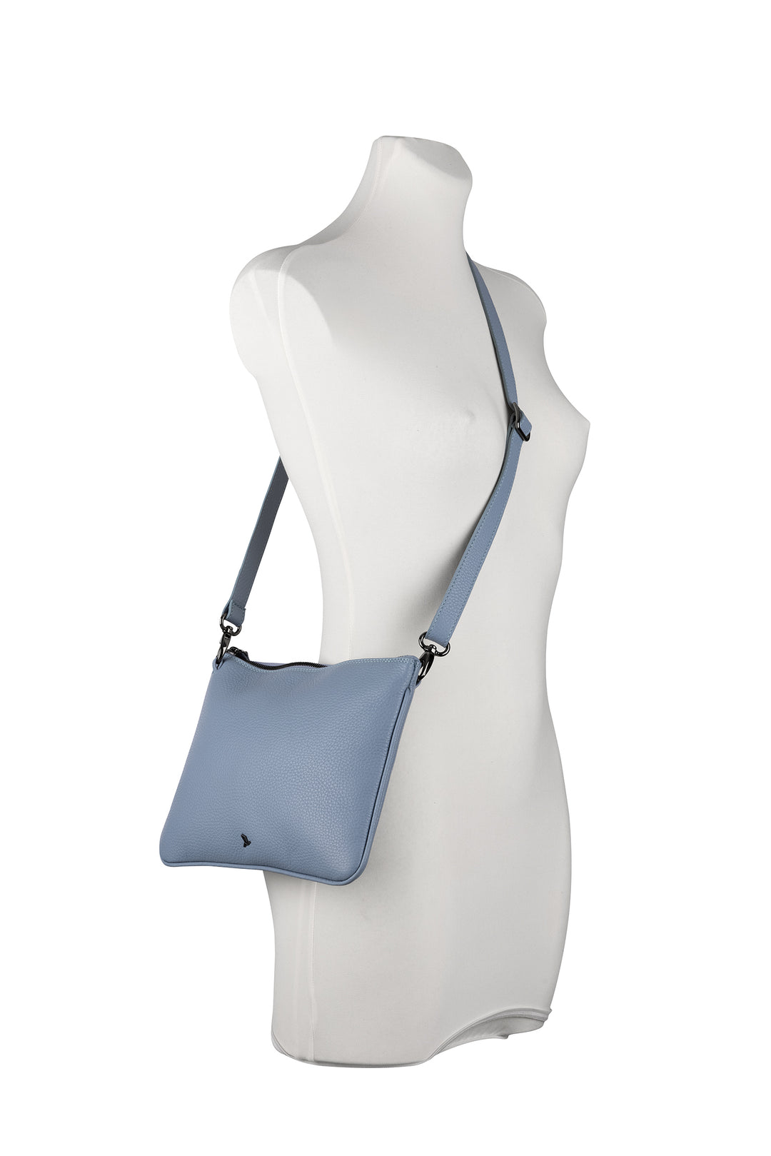 Ansicht Damenhandtasche  an Büste - LaPure blau