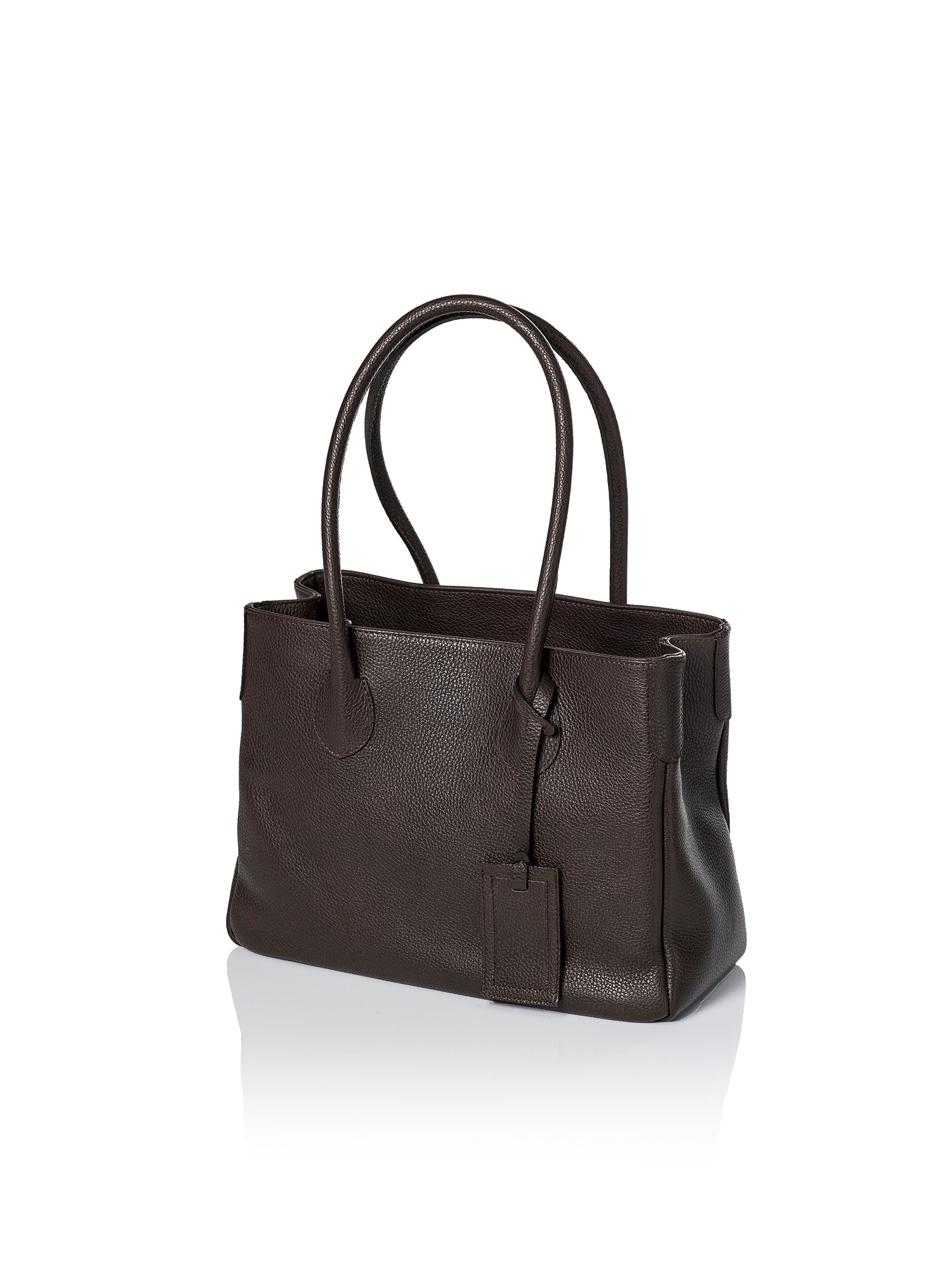 Frontansicht Damenhandtasche - Loris Nr. 6 Shopper, braun