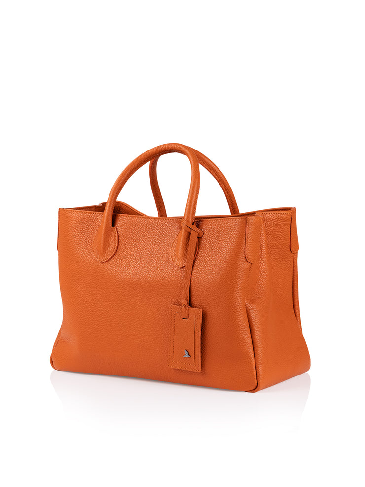 Frontansicht Damenhandtasche - Loris Nr. 07 Shopper, orange
