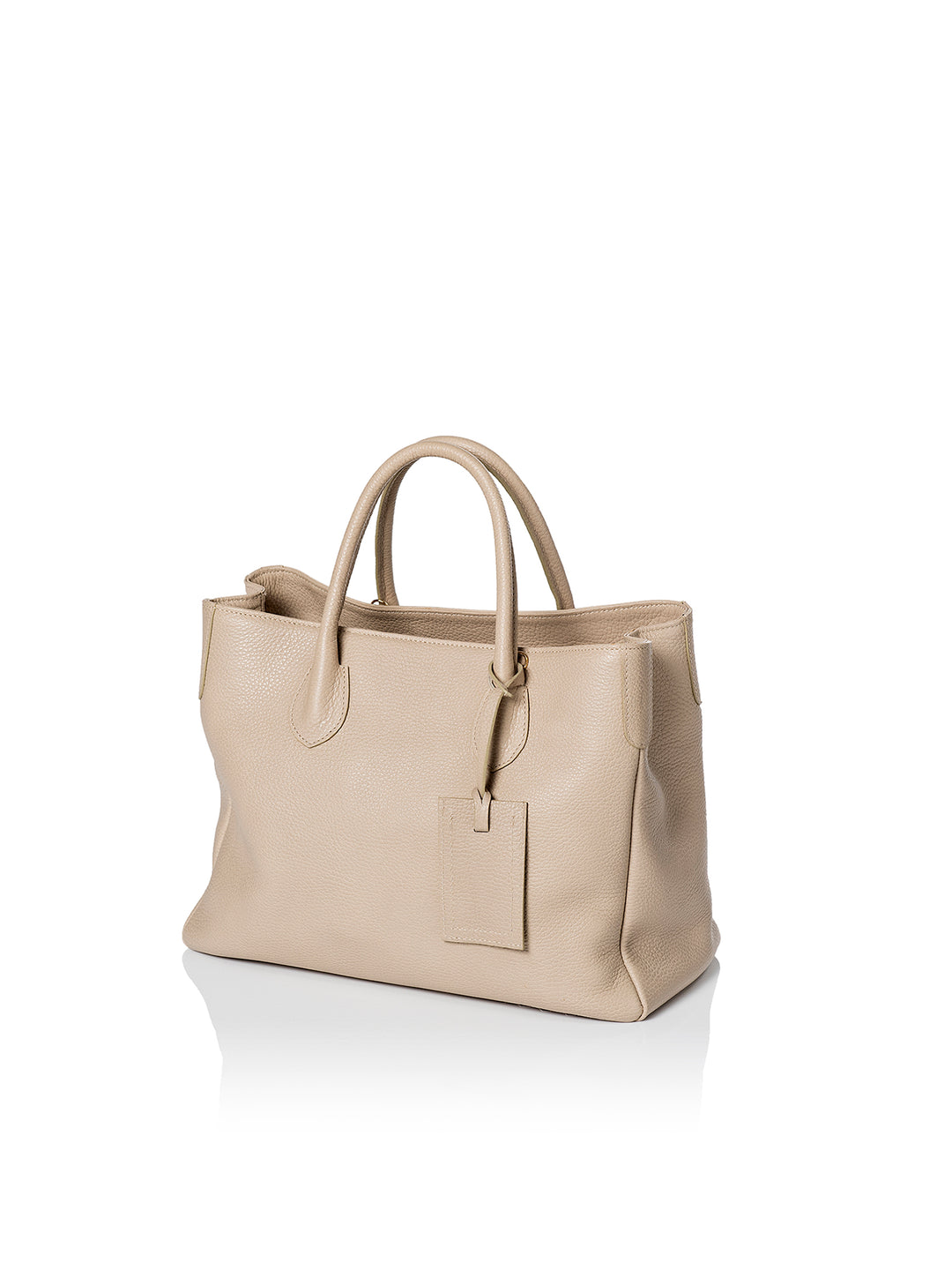 Frontansicht Damenhandtasche - Loris Nr. 16 Shopper, beige