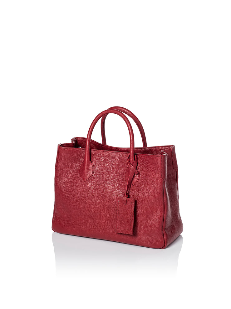 Frontansicht Damenhandtasche - Loris Nr. 16 Shopper, rot