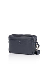 Frontansicht Damenhandtasche - Laure Ledertache, blau