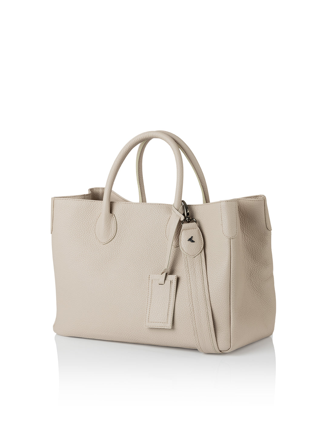 Frontansicht Damenhandtasche - Loris Nr. 07 Shopper, beige