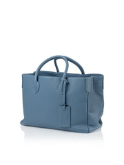 Frontansicht Damenhandtasche - Loris Nr. 07 Shopper, blau