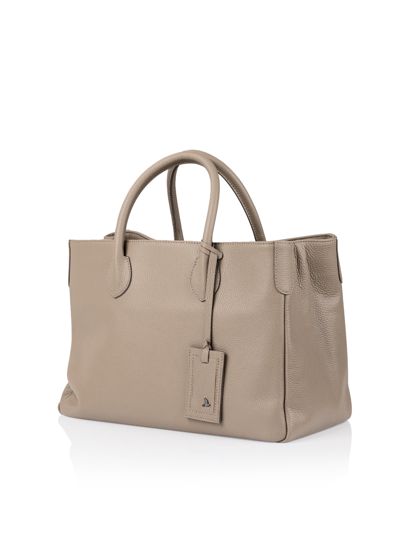Frontansicht Damenhandtasche - Loris Nr. 07 Shopper, beige