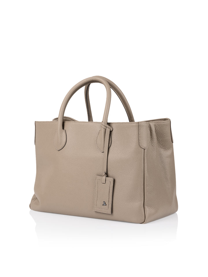Frontansicht Damenhandtasche - Loris Nr. 07 Shopper, beige