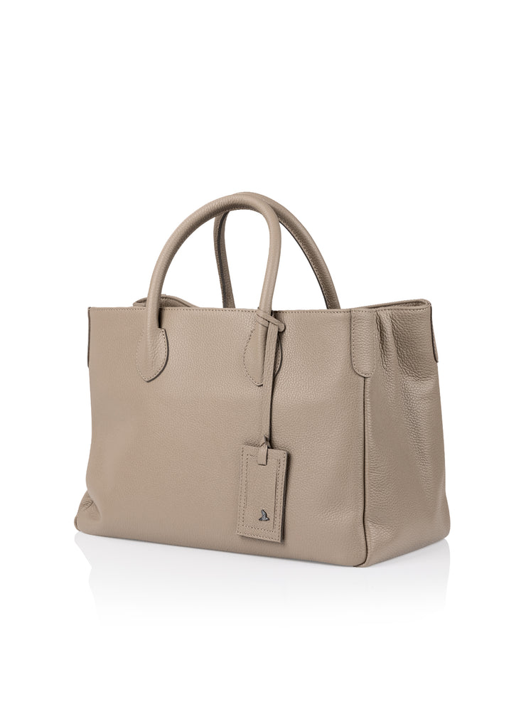 Frontansicht Damenhandtasche - Loris Nr. 07 Shopper, beige