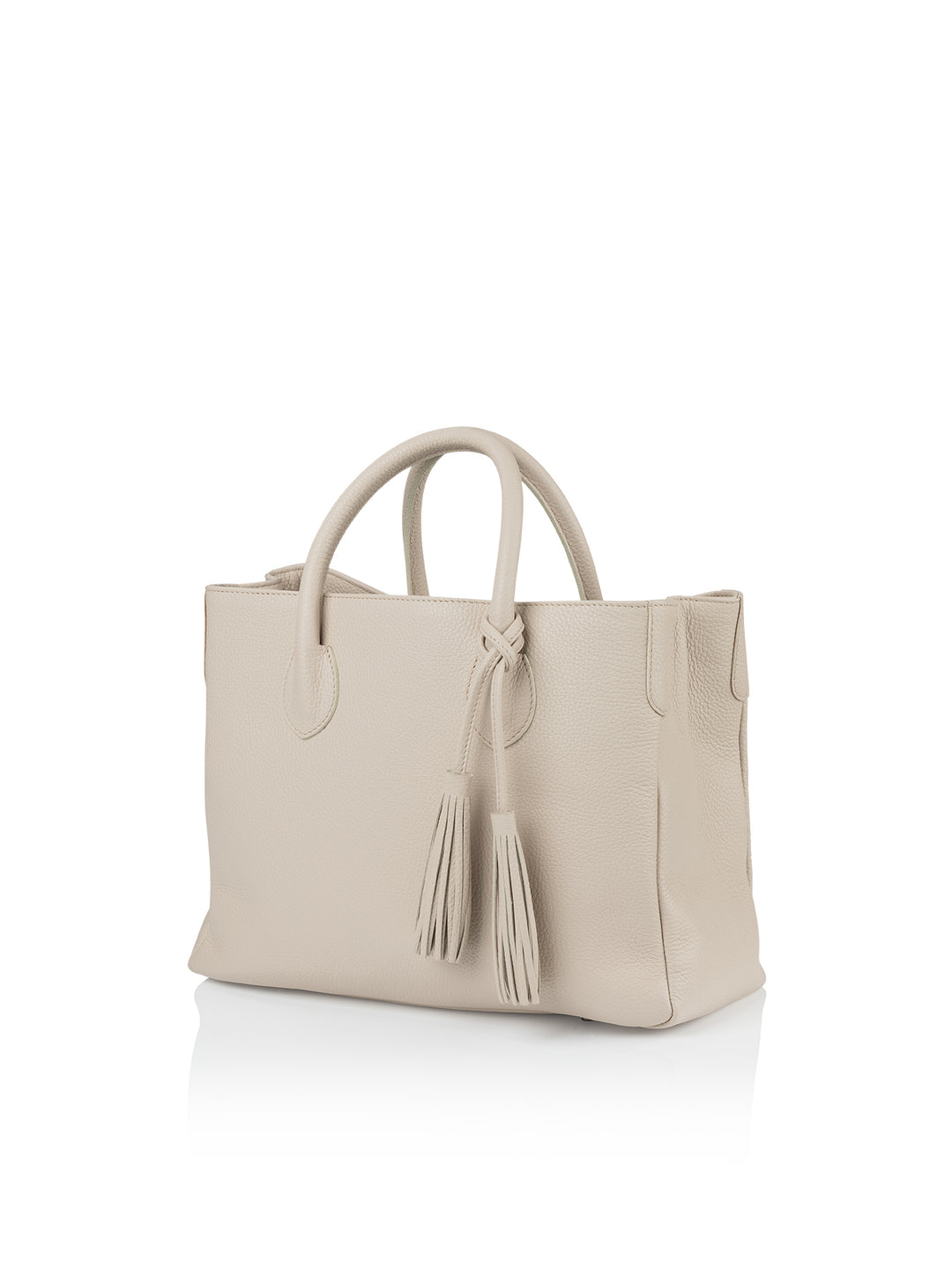 Frontansicht Damenhandtasche - Loris Nr. 16 Shopper, beige