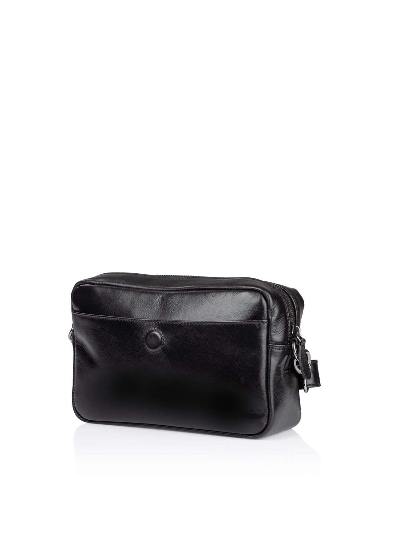 Frontansicht Damenhandtasche - Laureen Ledetasche schwarz