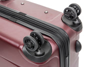 Nahaufnahme der Doppelrollen - Peru Trolley L, rot