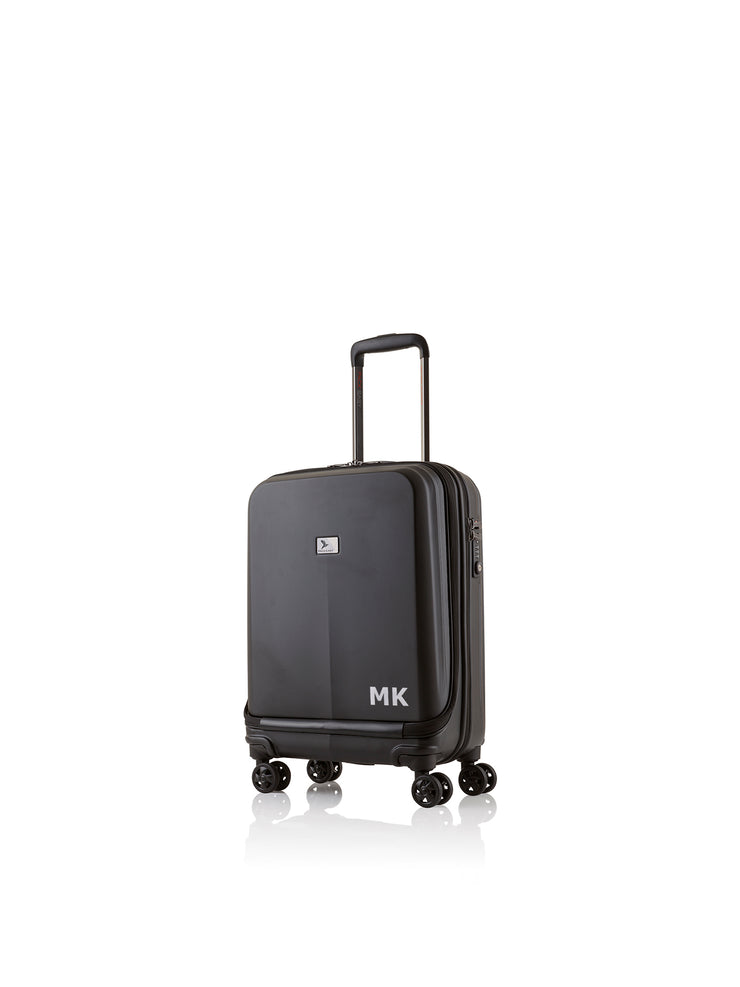 Frontansicht Handgepäck - Genius Art Collection Cabin Trolley S, schwarz