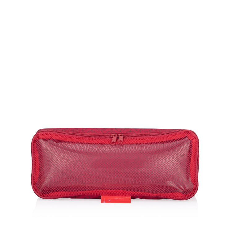 Frontansicht einzeln - Reizezubehör, CristalClear, Travel organizer klein, rot