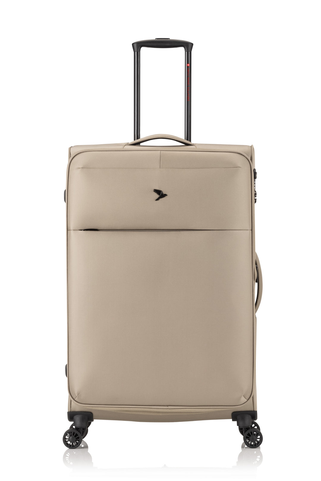 Frontansicht Rollkoffer - GoOn Trolley L, beige