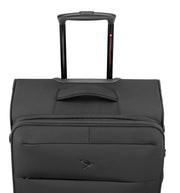 Sicht von oben, Rollkoffer mit Griff - GoOn Trolley M, schwarz