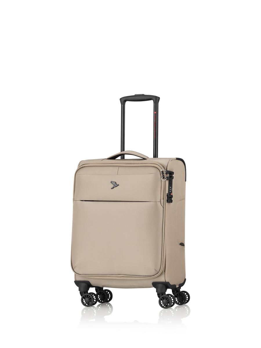 Frontansicht Handgepäck - GoOn Cabin Trolley S, beige