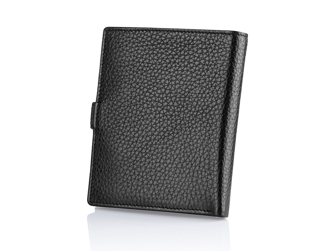 Rückseite Portemonnaie Leder - HiClass Accessoire,  schwarz