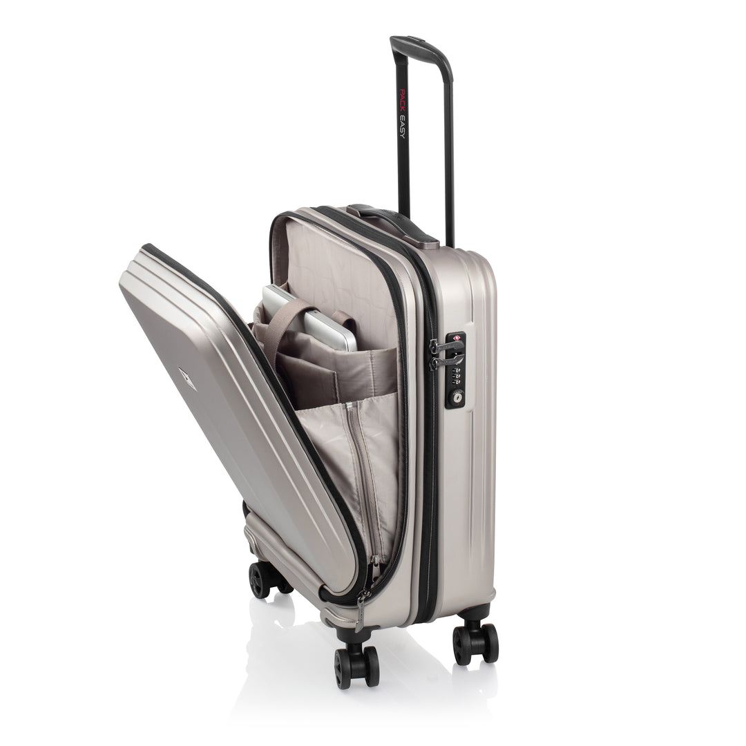 Ansicht geöffnetes Handgepäck - Genius Business Cabin Trolley S, taupe