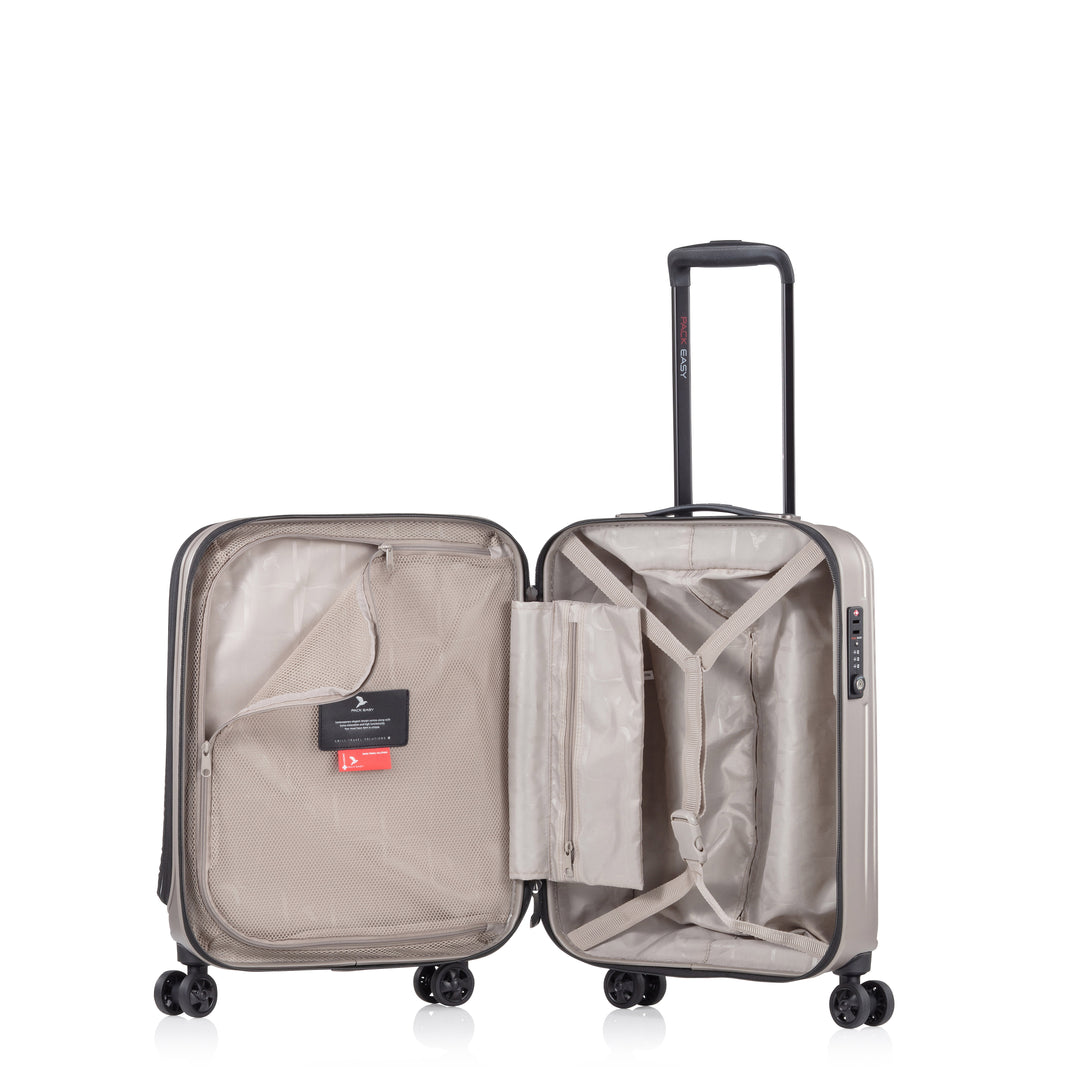 Ansicht geöffnetes Handgepäck - Genius Business Cabin Trolley S, taupe