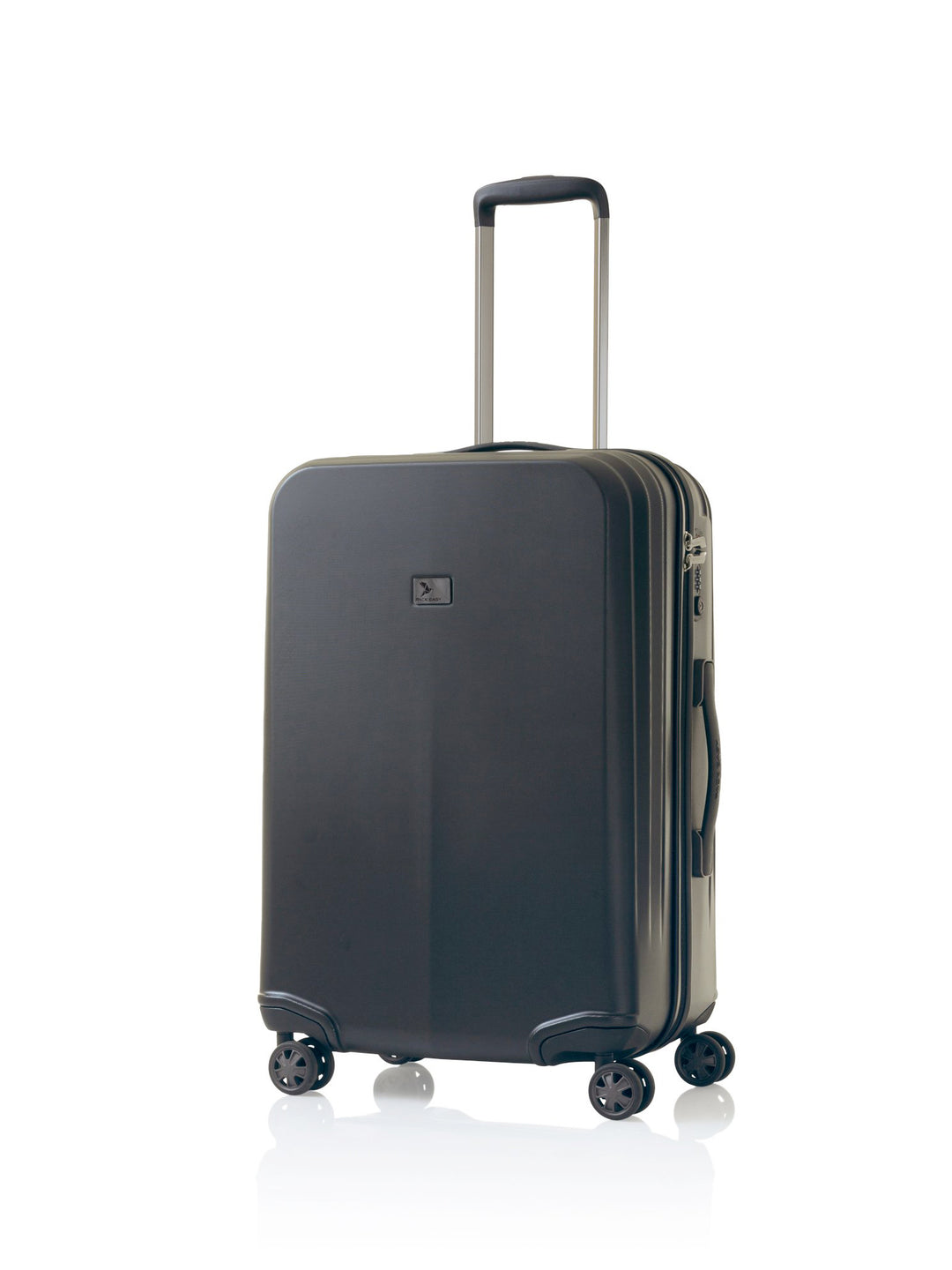 Frontansicht Rollkoffer - Genius Trolley M, schwarz