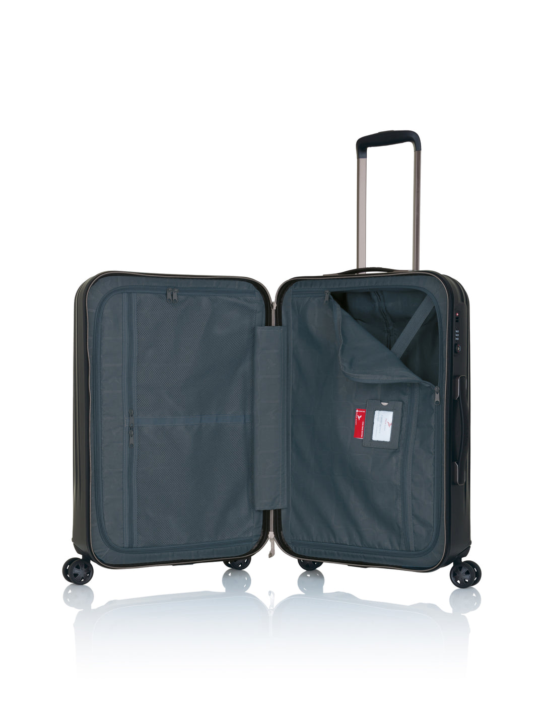 Ansicht geöffneter Reisekoffer - Genius Art Collection Trolley L, schwarz