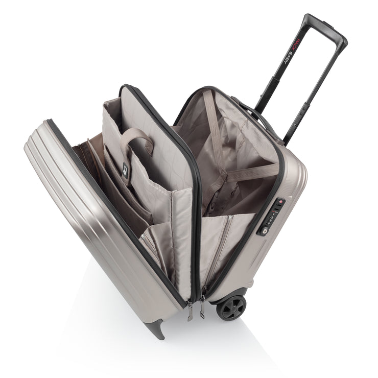 Ansicht geöffnetes Handgepäck extra klein - Genius Business Cabin Trolley S, 