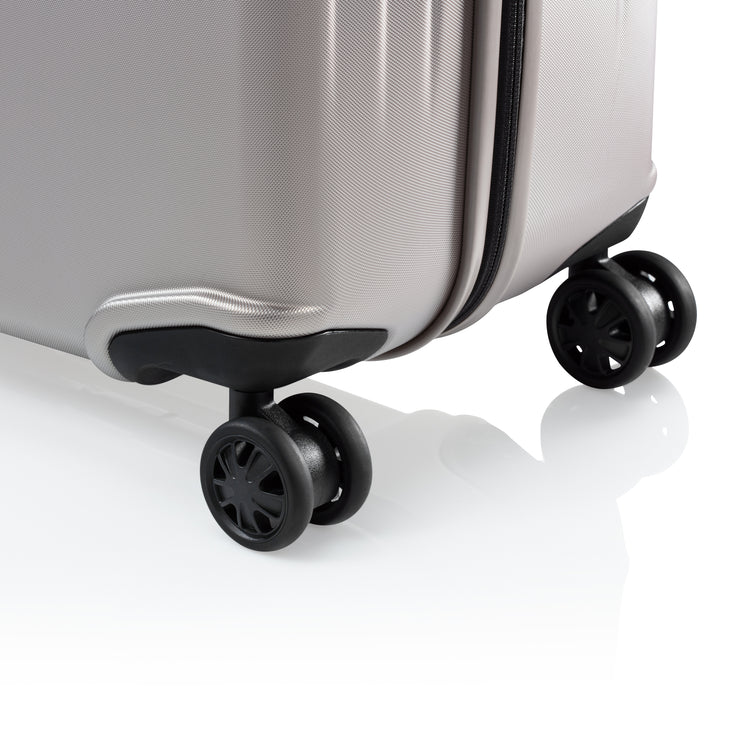 Nahaufnahme der Doppelrollen - Genius Cabin Trolley S, taupe
