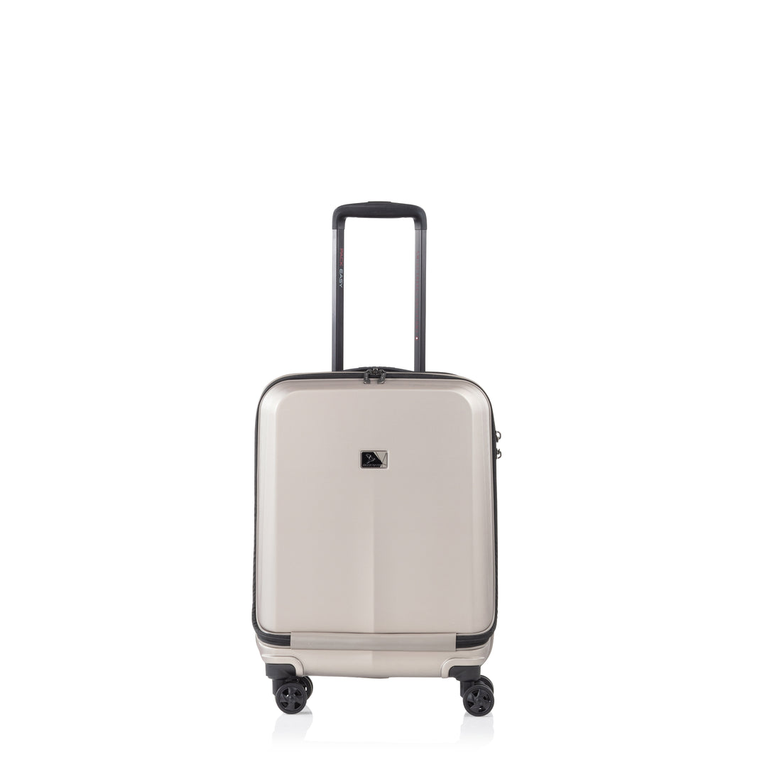 Frontansicht Handgepäck - Genius Business Cabin Trolley S, taupe