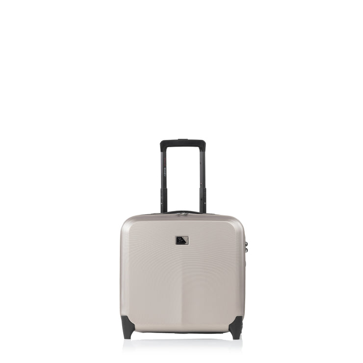 Frontansicht Handgepäck extra klein - Genius Business Cabin Trolley S, taupe