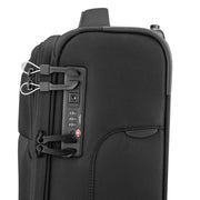 Seitenansicht Handgepäck mit Nahaufnahme von TSA-Zahlenschloss, GoOn