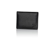 Frontansicht Visitenkartenetui Leder - HiClass Accessoire,  schwarz