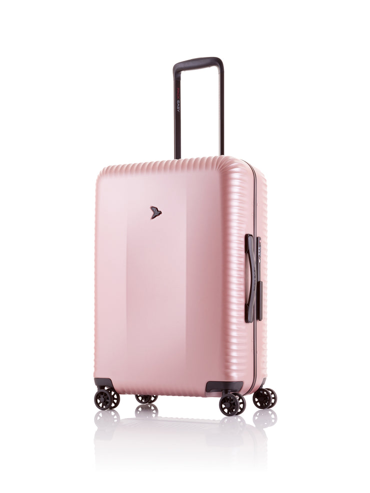 Frontansicht Rollkoffer - HiScore Trolley M, rosé