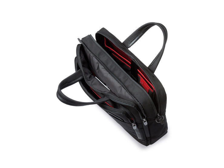 Ansicht geöffnete Laptoptasche - Horizon Business Reisegepäck, schwarz