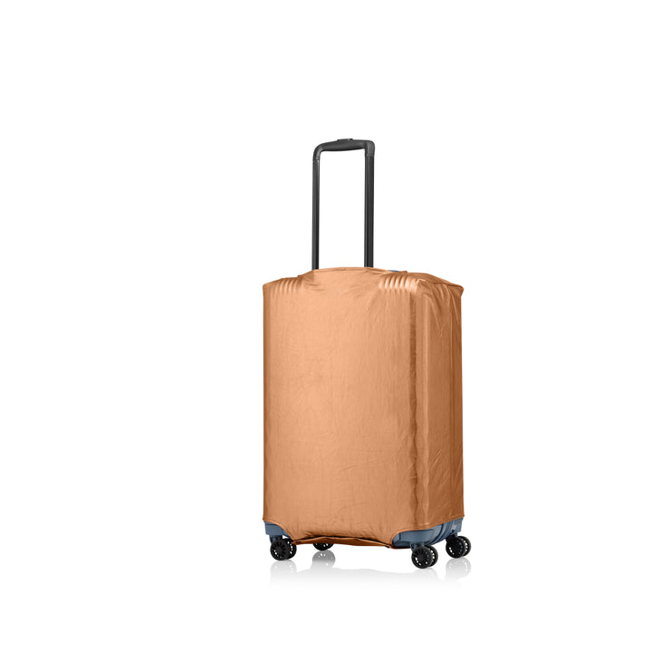 Rückseite Reisezubehör, Kofferschutz, waschbare Kofferhülle M, bronze
