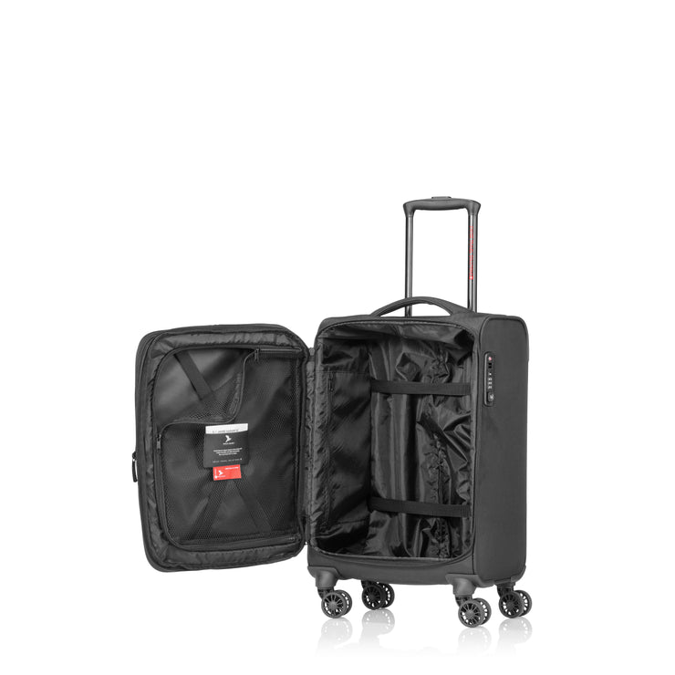 Ansicht geöffnetes Handgepäck - Infinity Cabin Trolley S, schwarz