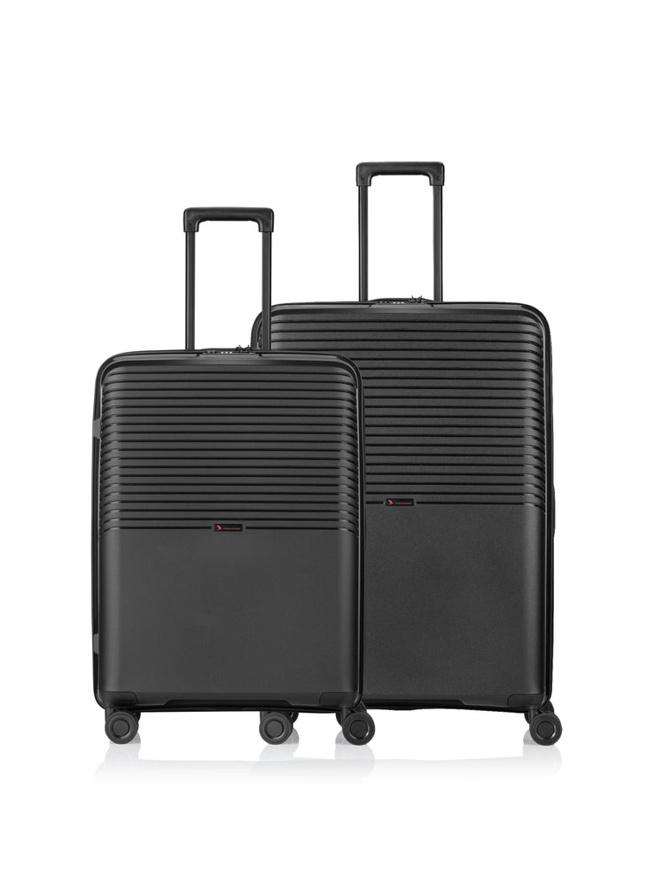 Jet  "Edelweiss" Trolley 2er Set M + L (black)