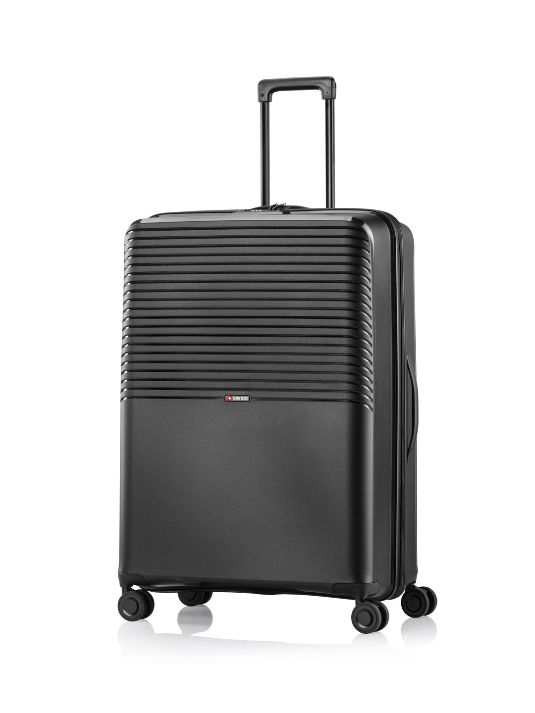 Frontansicht Rollkoffer - Jet Trolley L, schwarz