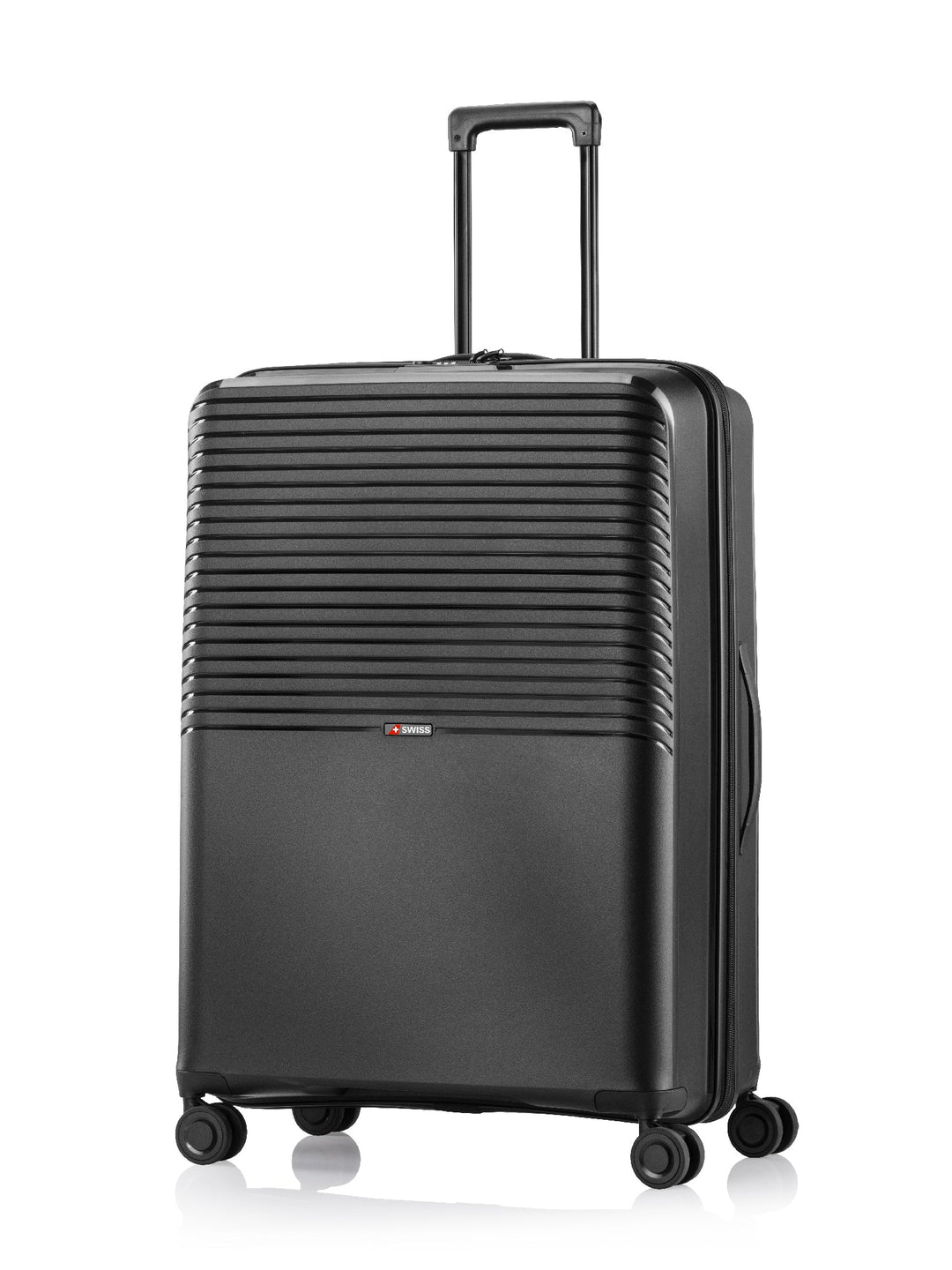 Frontansicht Rollkoffer - Jet Trolley L, schwarz