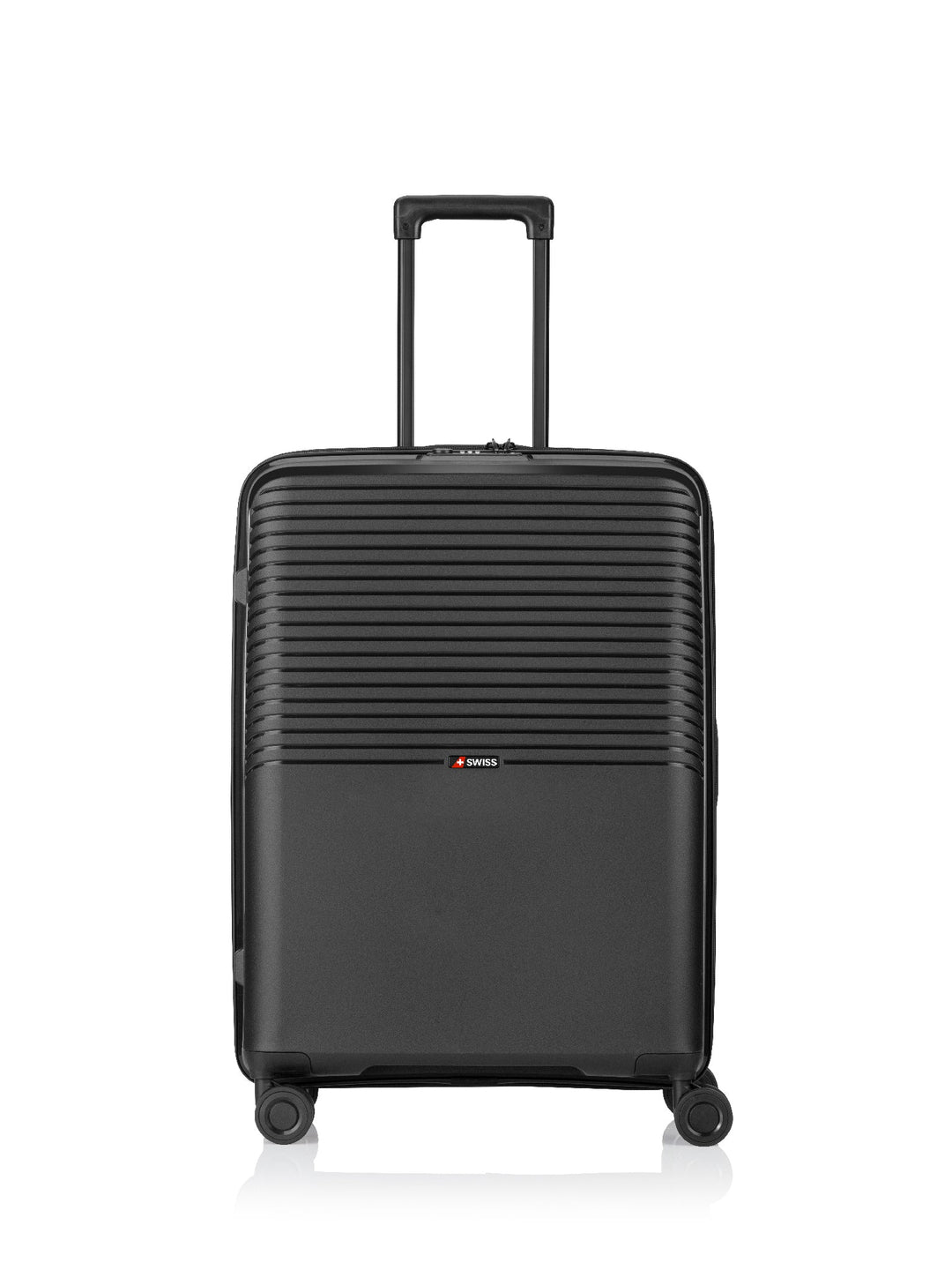 Frontansicht Rollkoffer - Jet Trolley M, schwarz