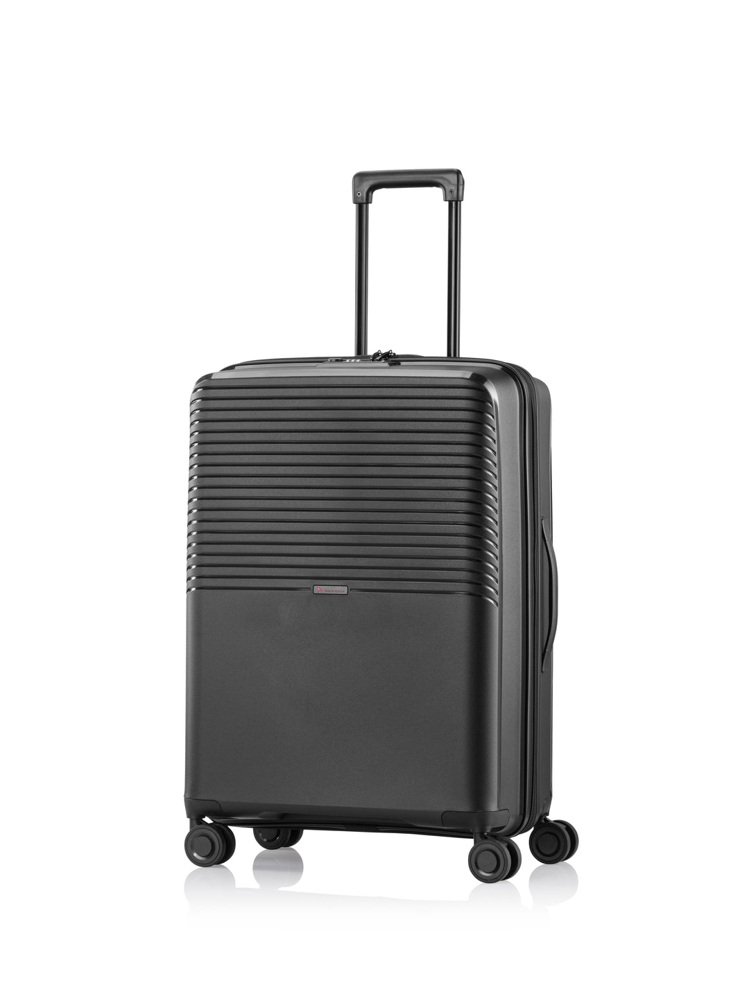 Frontansicht Rollkoffer - Jet Trolley M, schwarz