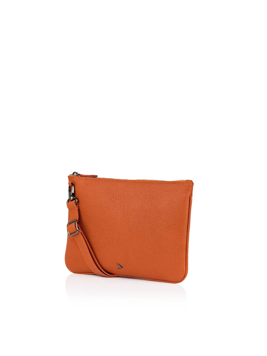 Frontansicht Damenhandtasche - LaPure orange